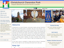 Tablet Screenshot of christchurchcp.org.uk
